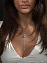 Consideration Necklace Silver