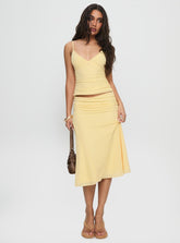 Zylen Cami Set Yellow