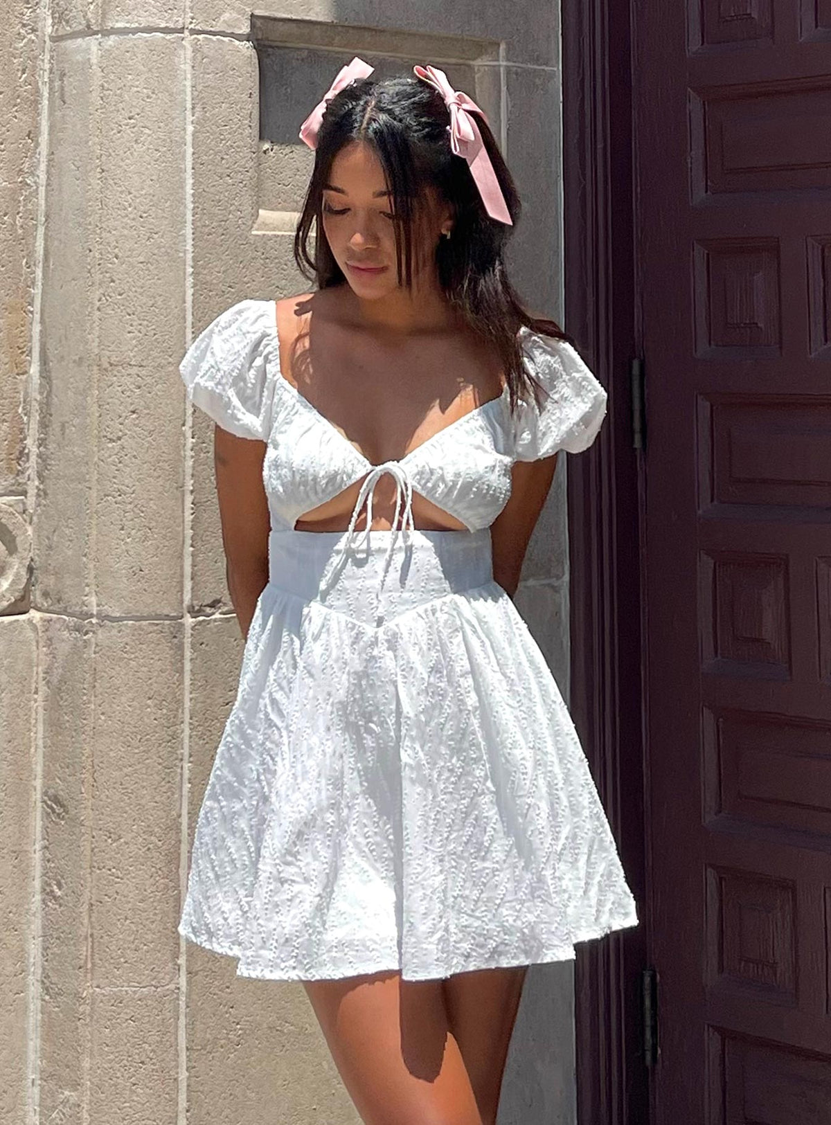 Caria Mini Dress White
