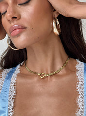 Power To Her Necklace Gold
