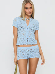 Sun Still Shines Crochet Set Blue