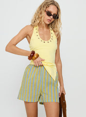 Tropic Babe Short Multi Stripe