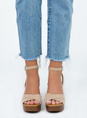 Therapy Camellia Heels Cashew