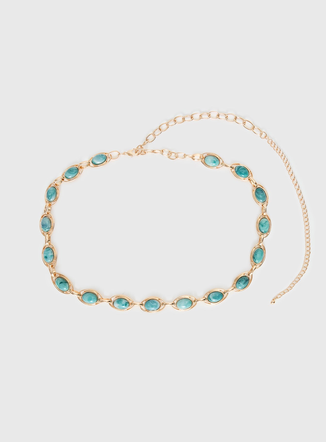 Made For Me Belt Gold / Aqua