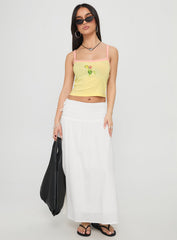 Gardens Of Summer Graphic Tank Yellow