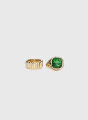 Think Fast Ring Set Gold