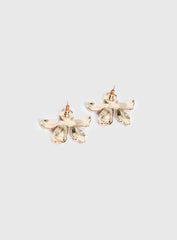 Ysabelle Flower Earrings Pink / Red