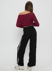 Fusion Tailored Track Pant Black