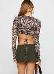 For The Thrill Skort Green