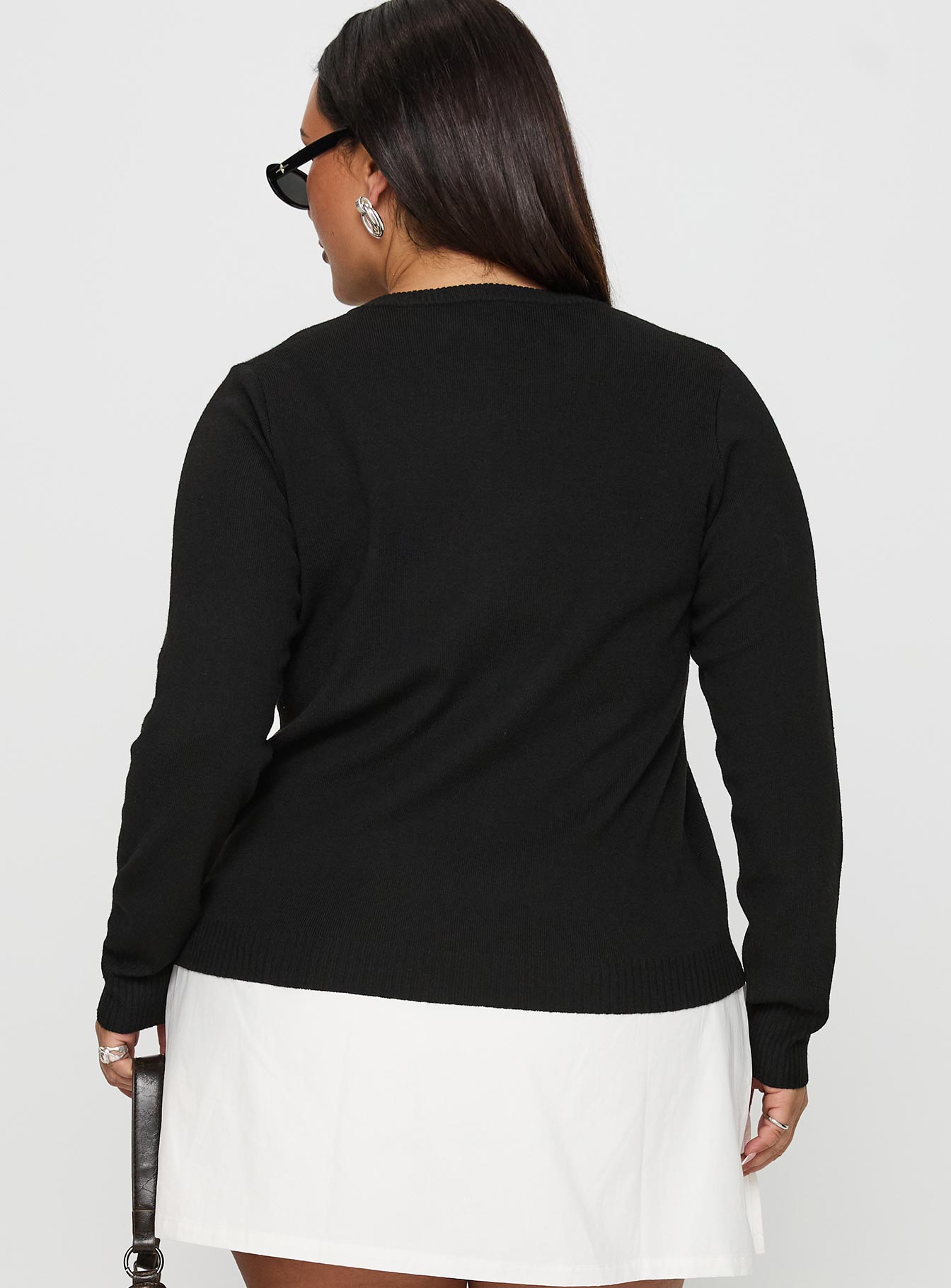 Lauraine Cardigan Black Curve
