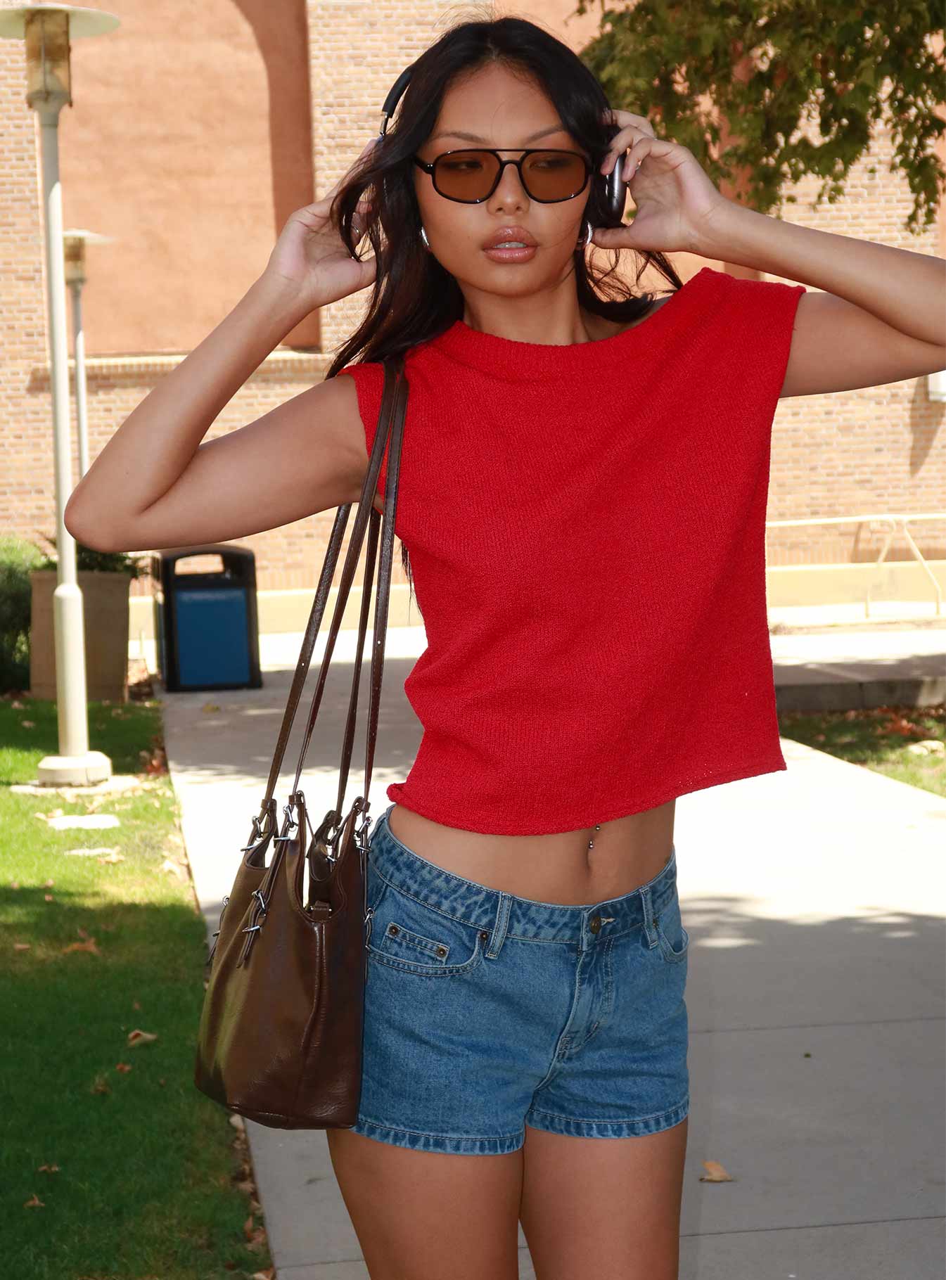 Dreamful Low Rise Mini Denim Shorts Light Wash