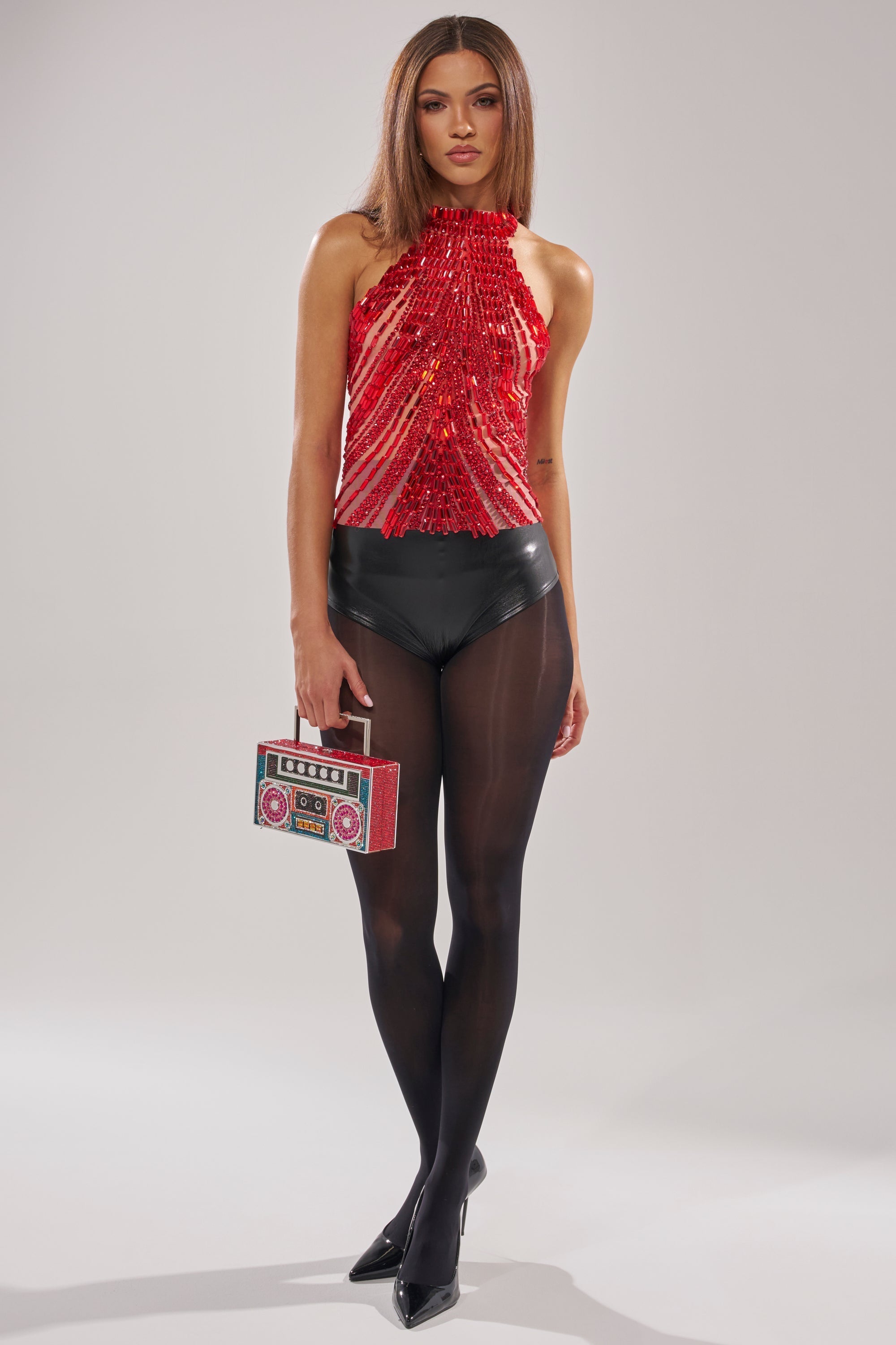 FIRECRACKER RHINESTONE BLOUSE
