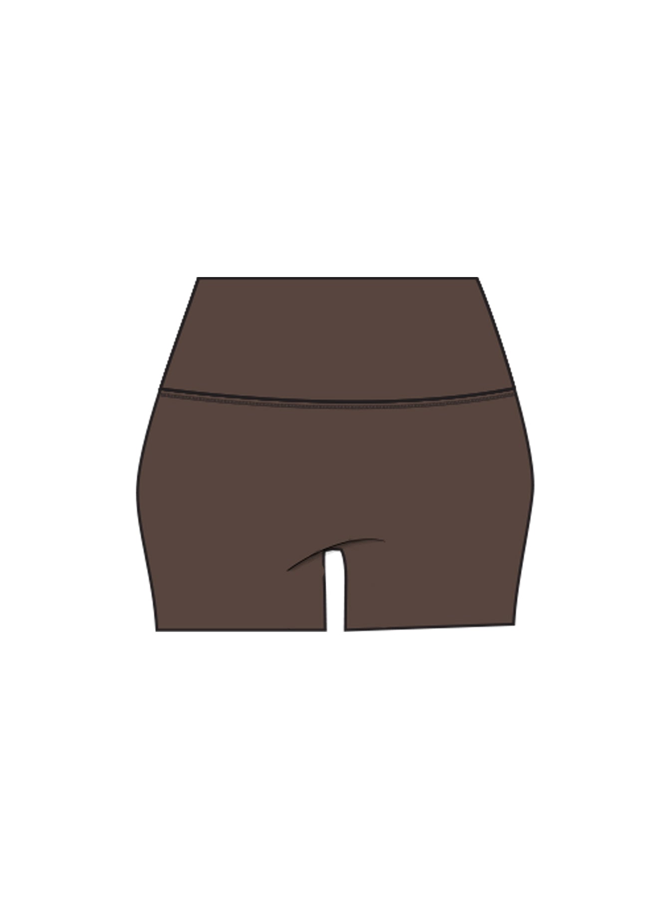 Final Form Active 4" Invisible Scrunch Shorts Brown