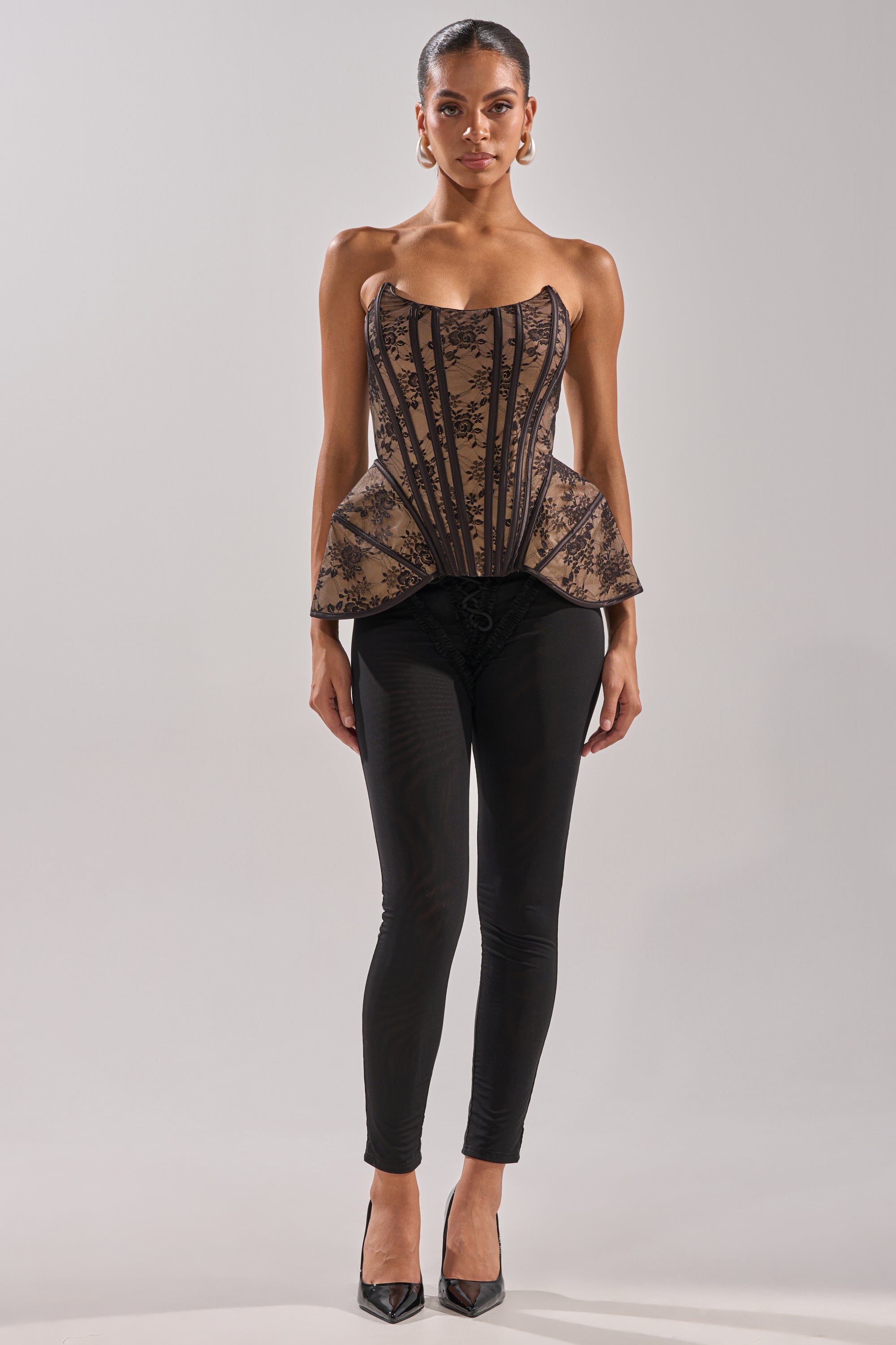 JUST A GIRL LACE CORSET