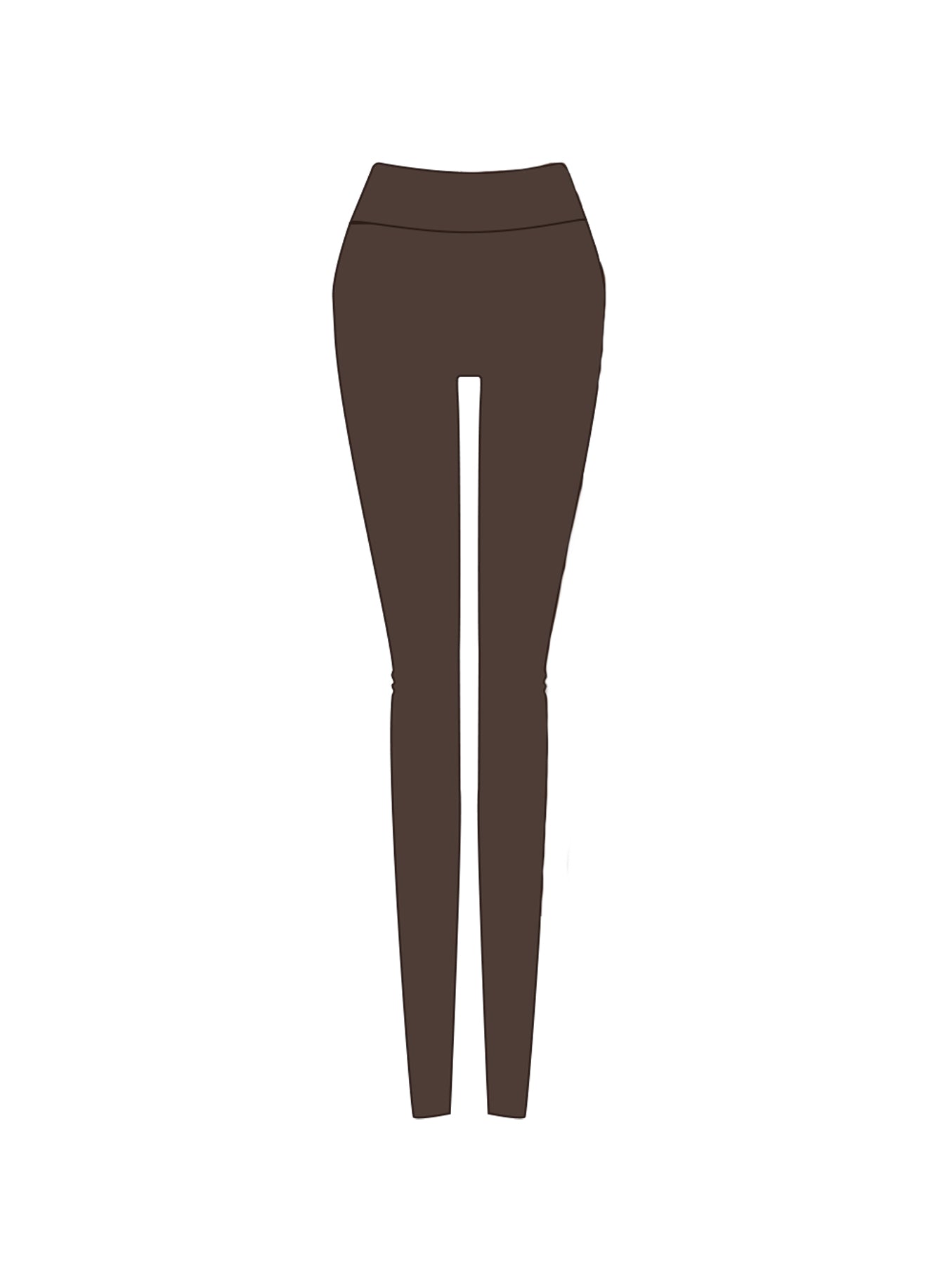 Stride Active Invisible Scrunch Leggings Brown