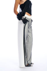DAMAGED WIDE LEG TROUSER