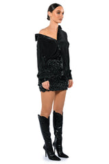 FIRA TEXTURE MINI SKIRT