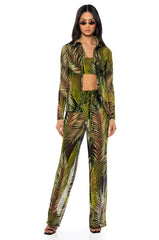 ISLAND ESCAPE MESH DRAWSTRING PANTS