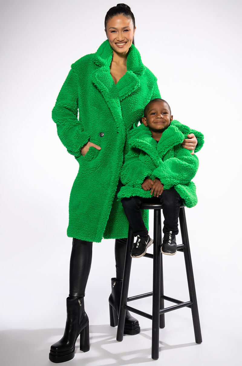 NAOMI TEDDY TRENCH IN KIDS