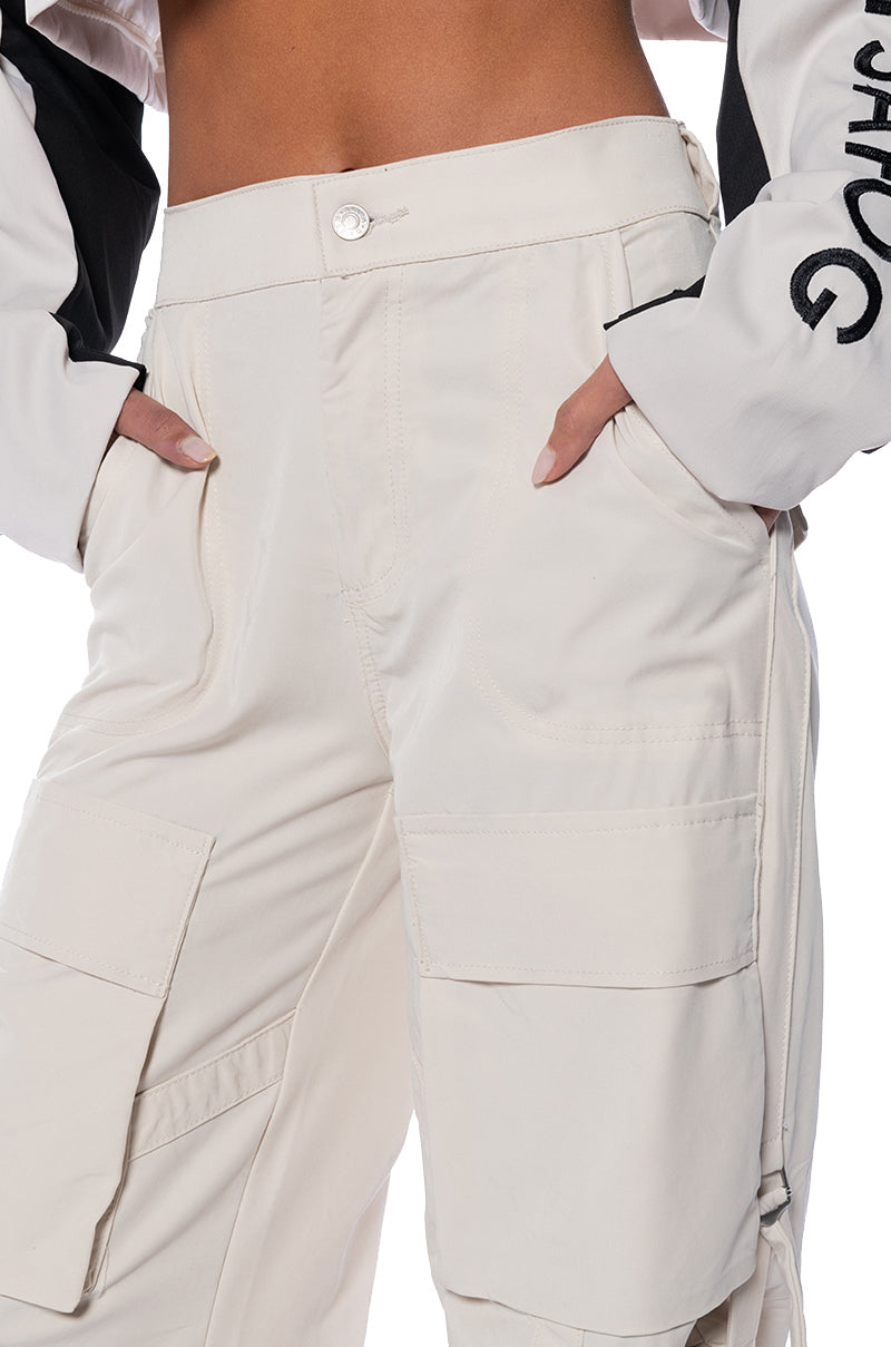 MARNIE TIE ANKLE UTILITY PANT