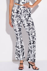MOTHER NATURE HIGH WAIST FLARE PANTS