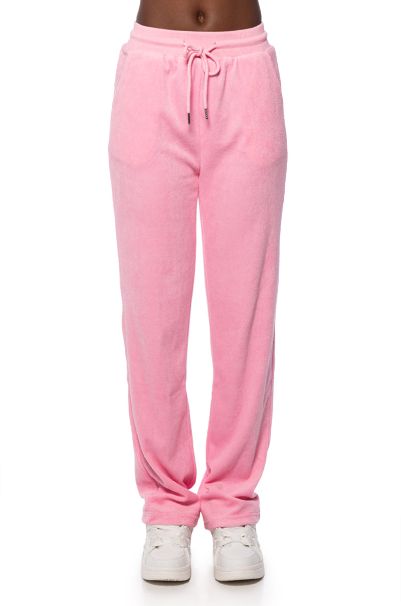 SOFT SPOT FLARED LOUNGE PANTS