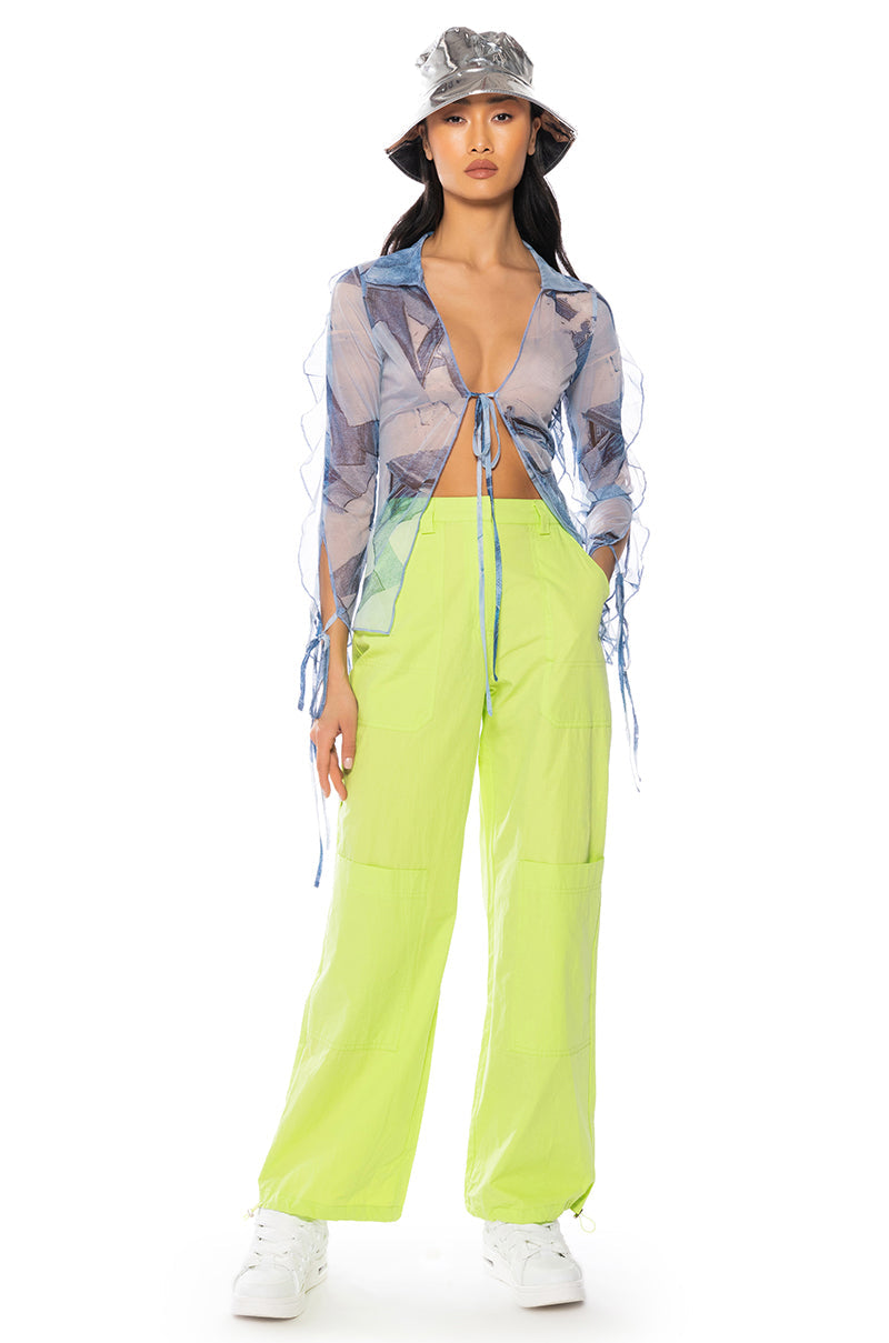 STOP AND STARE WIDE LEG TROUSER