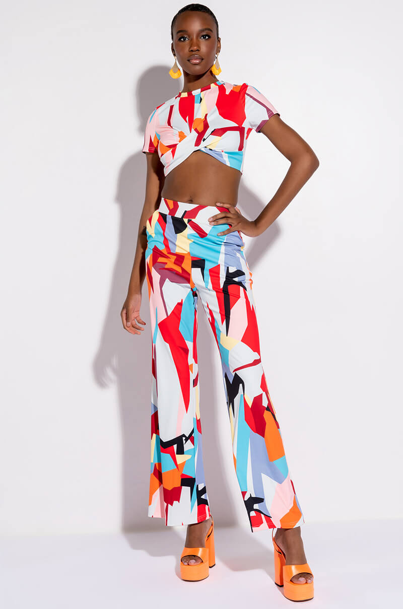 TAKIN IT EASY HIGH WAIST PALAZZO PANT