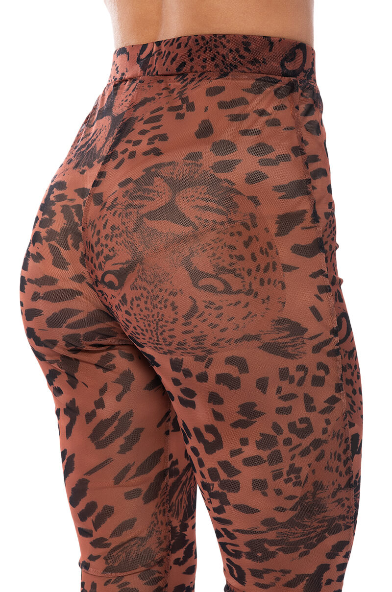 WILD CHEETAH PRINT LEGGINGS