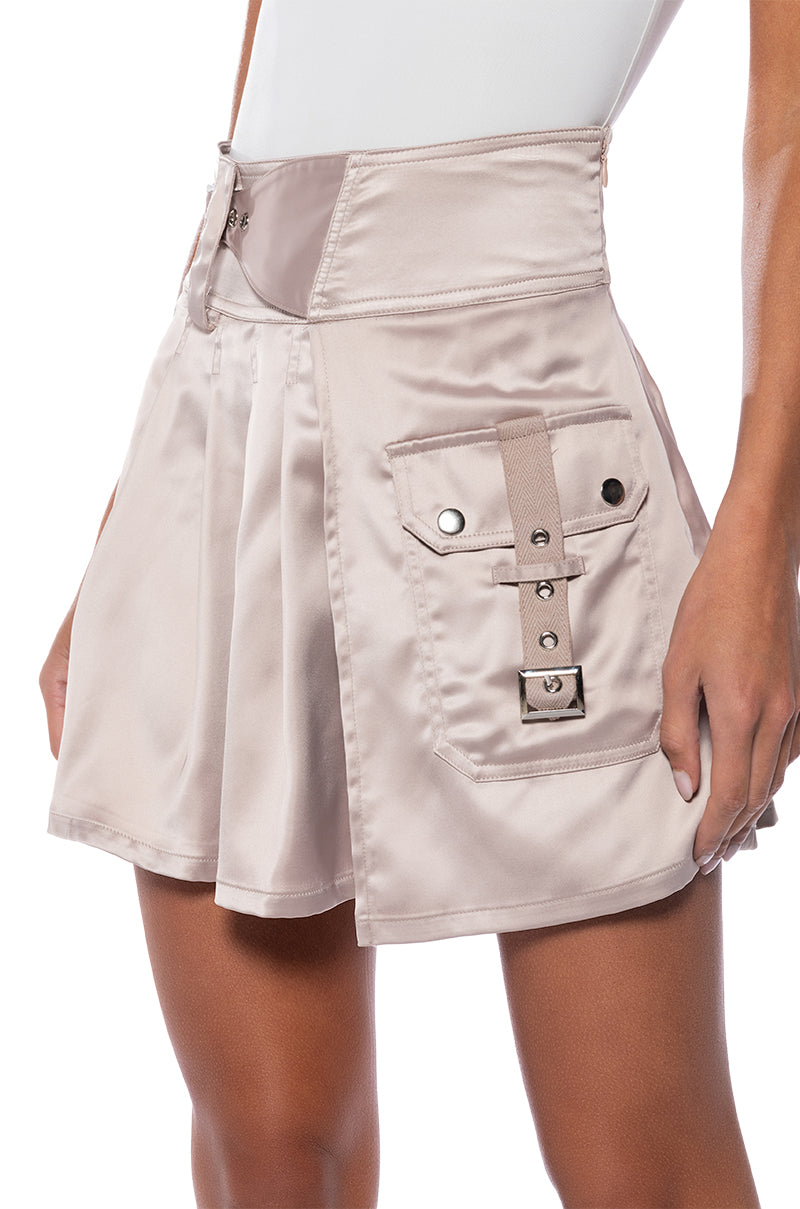 WISHFUL THINKING PLEATED MINI SKIRT