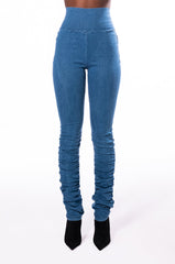 X.O HIGH RISE STACKED DENIM
